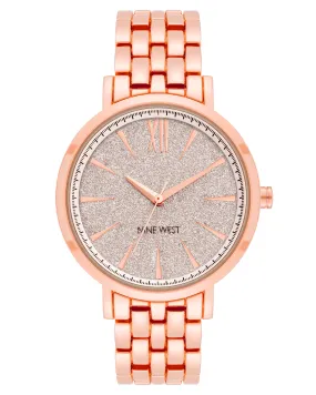 Glitter Accented Dial Watch