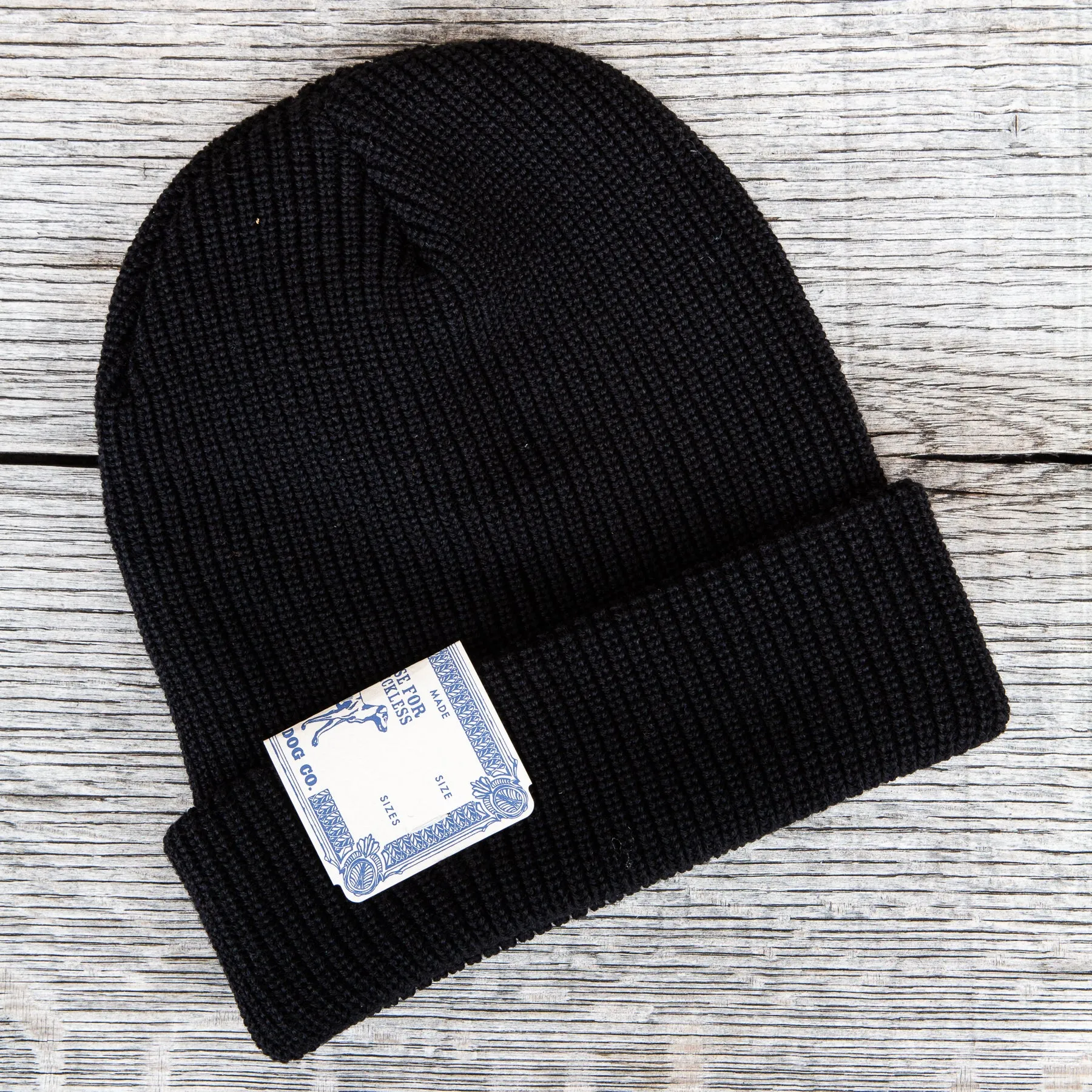 H.W. Dog D-00617 Watch Beanie Black