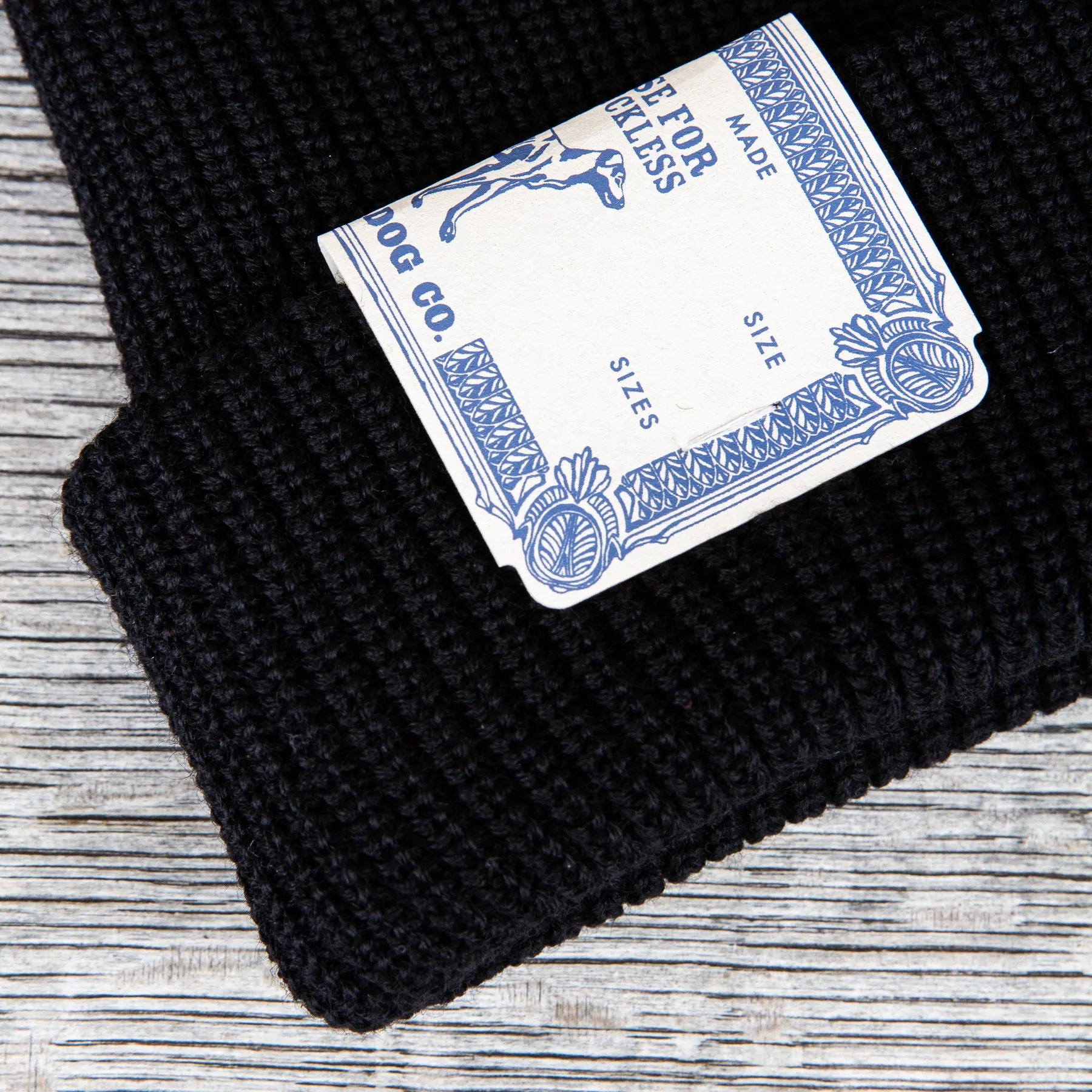 H.W. Dog D-00617 Watch Beanie Black