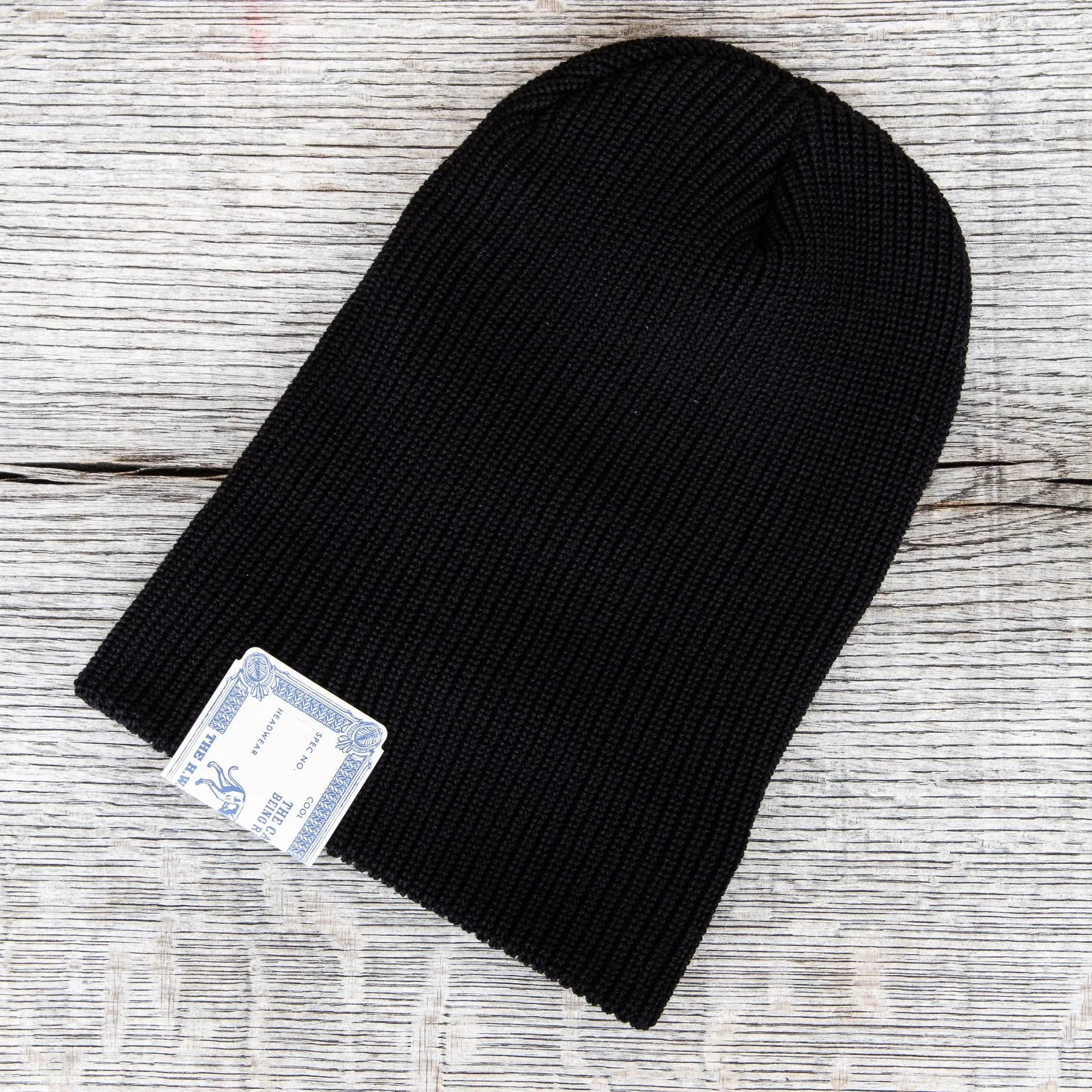 H.W. Dog D-00617 Watch Beanie Black