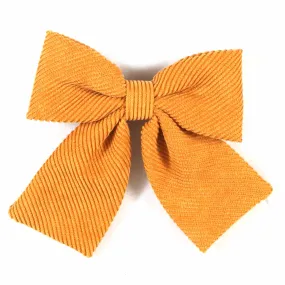 Illytrilly Hair Clip With Orange Bow For Girls