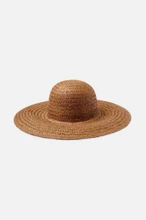 Janae Straw Sun Hat - Brown