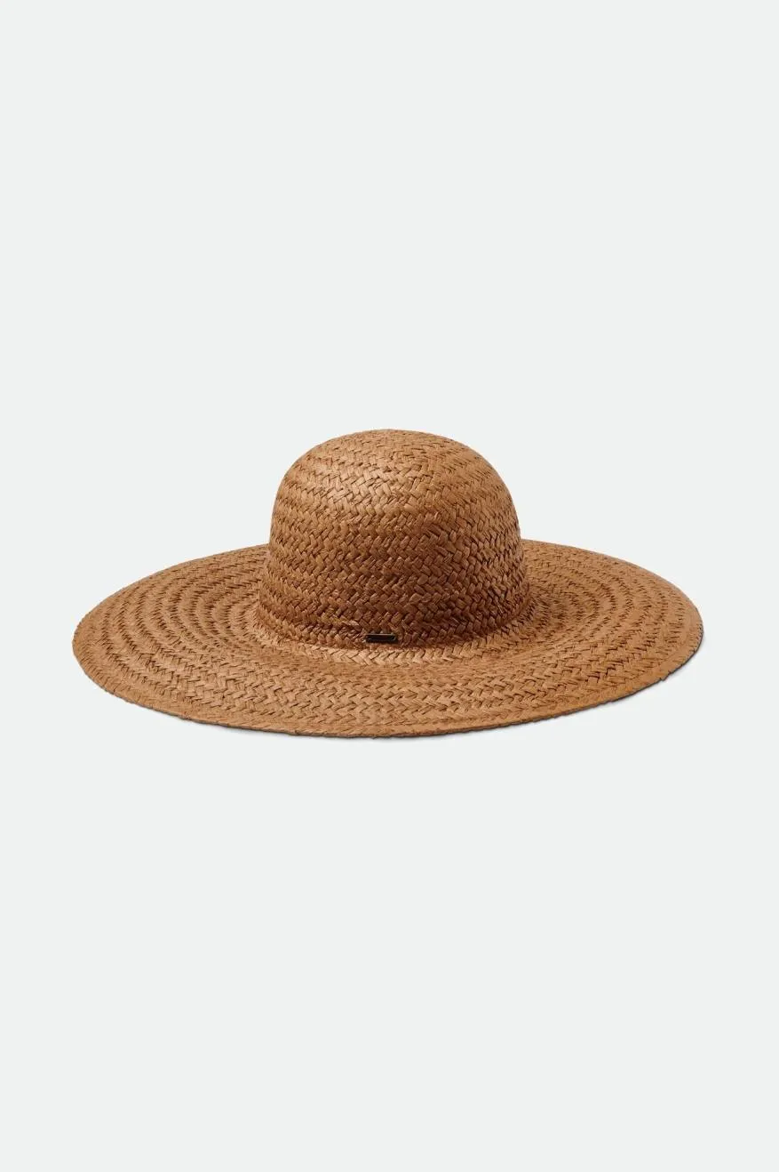 Janae Straw Sun Hat - Brown