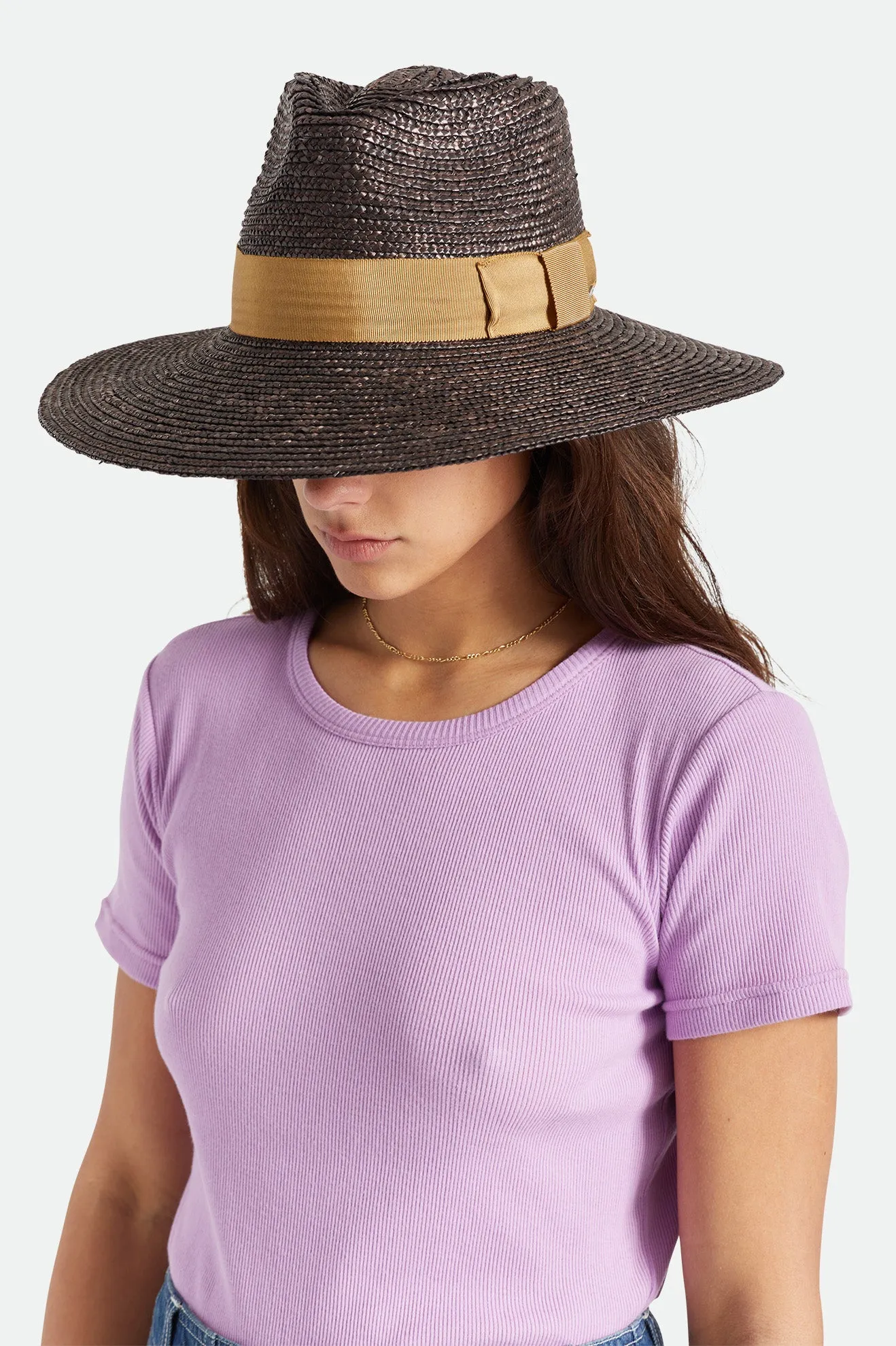 Joanna Hat - Deep Brown/Medal Bronze