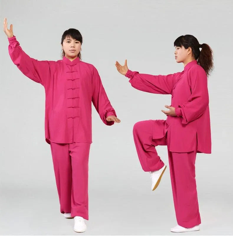 Kung Fu Uniform Traditional Chinese Clothing Long Sleeved