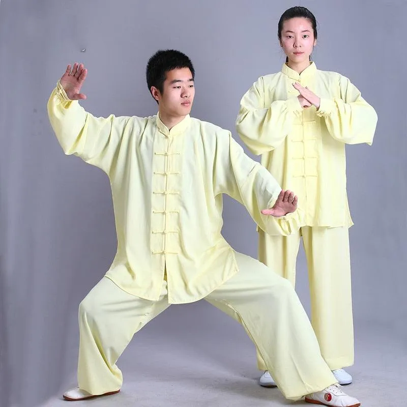 Kung Fu Uniform Traditional Chinese Clothing Long Sleeved