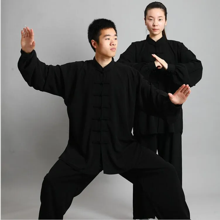 Kung Fu Uniform Traditional Chinese Clothing Long Sleeved