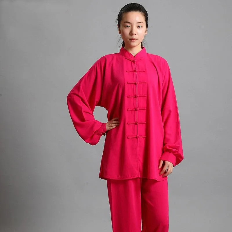 Kung Fu Uniform Traditional Chinese Clothing Long Sleeved