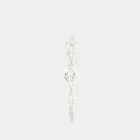 Large Flower Hair Clip  - Simone Rocha - Crystal - White