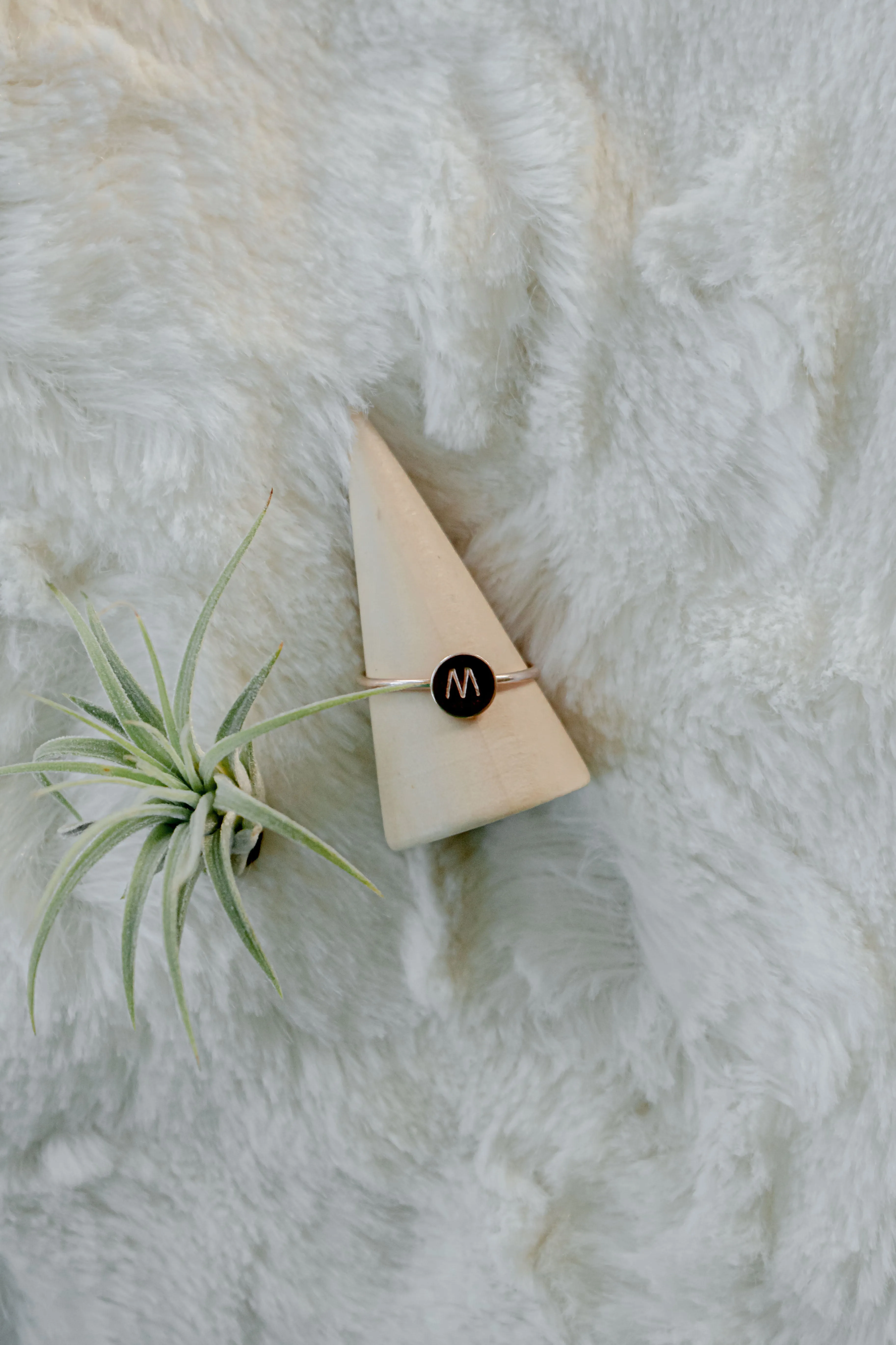 Letter Stamped Ring