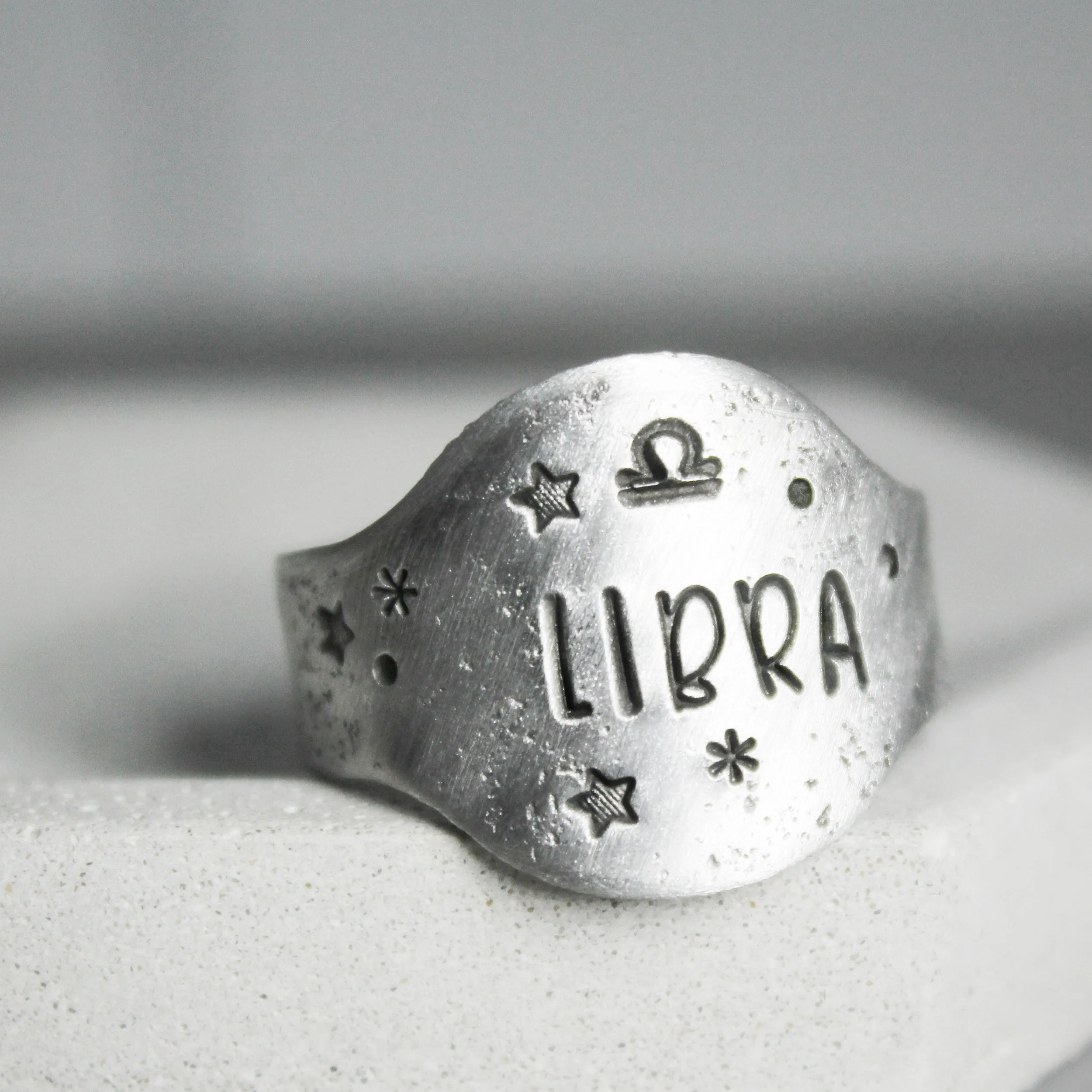 Libra Zodiac Ring