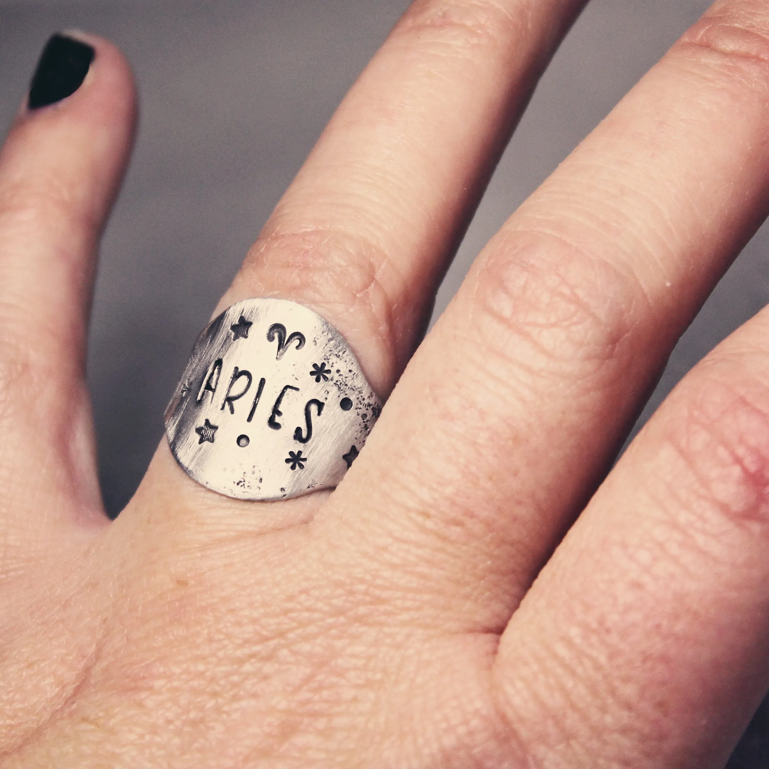 Libra Zodiac Ring