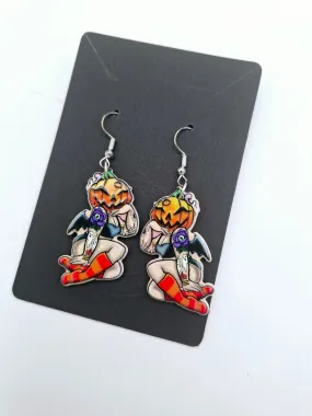 Marjorie Pinup Pumpkin Earrings