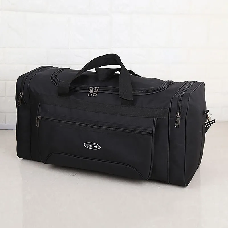 Men's Casual Waterproof Folding Luggage Travel Large Capacity Duffle Bags