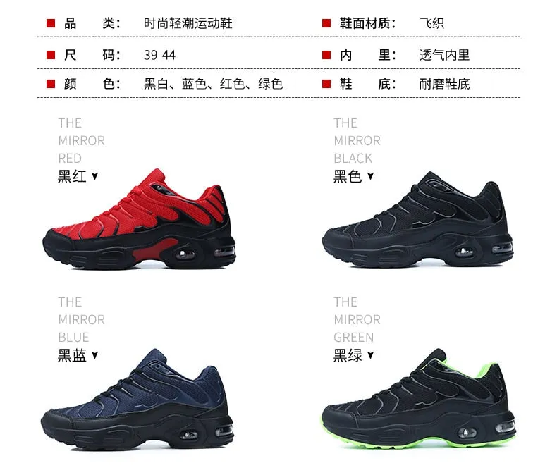 Men's Mesh Black Breathable Waterproof Training Running Shoes