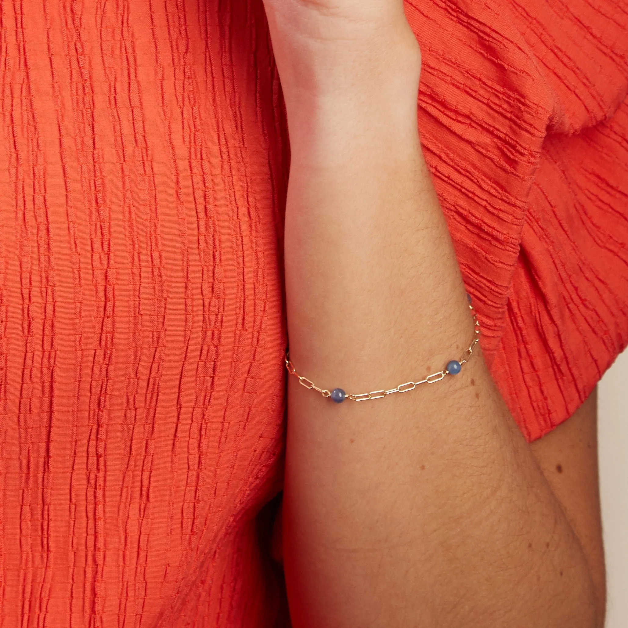 Milli Victoire 4mm Kyanite Bracelet