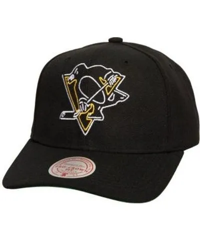 Mitchell & Ness Men's NHL Pittsburgh Penguins Soul Strike Neon Logo Pro Crown Adjustable Hat
