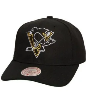 Mitchell & Ness Men's NHL Pittsburgh Penguins Soul Strike Neon Logo Pro Crown Adjustable Hat