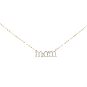 Mom Pave Necklace