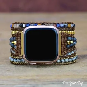 Natural Labradorite Fitbit Watch Band