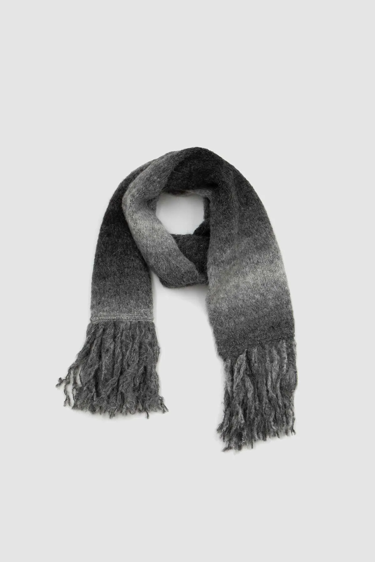 Ombre Scarf - Black