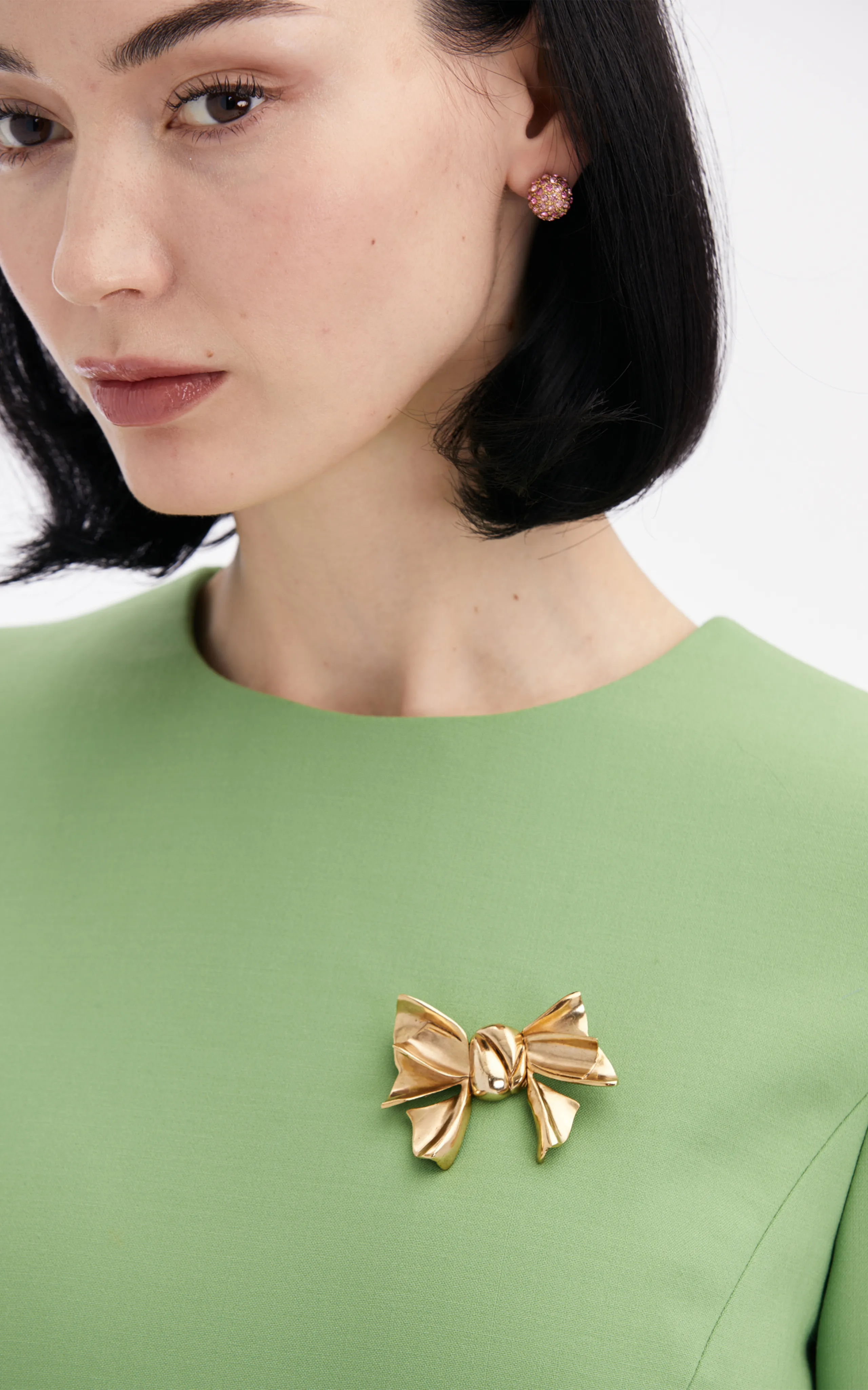 Oscar de la Renta Bow Small Brooch