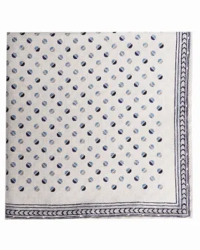 Panama Reversible Circles Silk Pocket Square