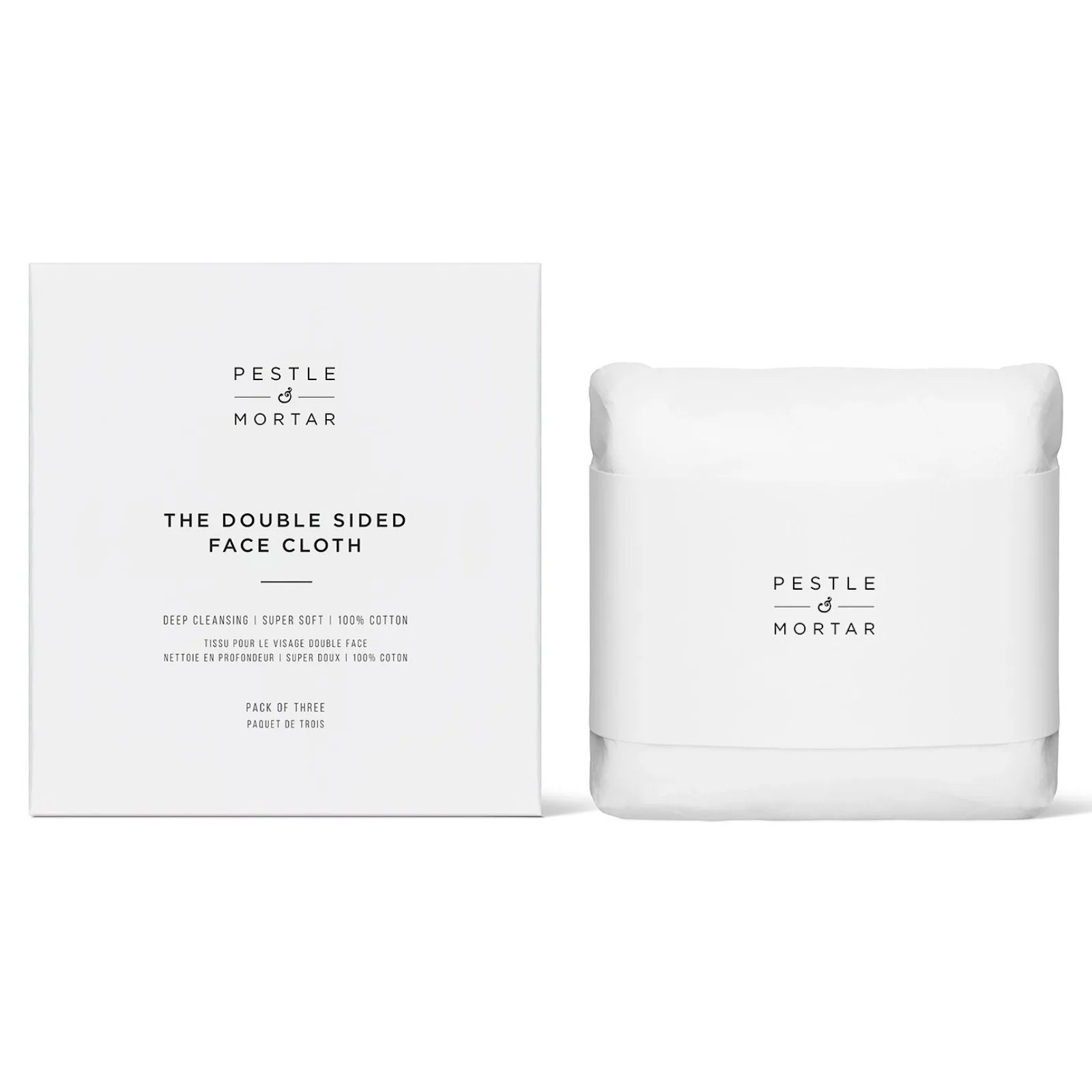 Pestle & Mortar | Double Sided Face Cloths