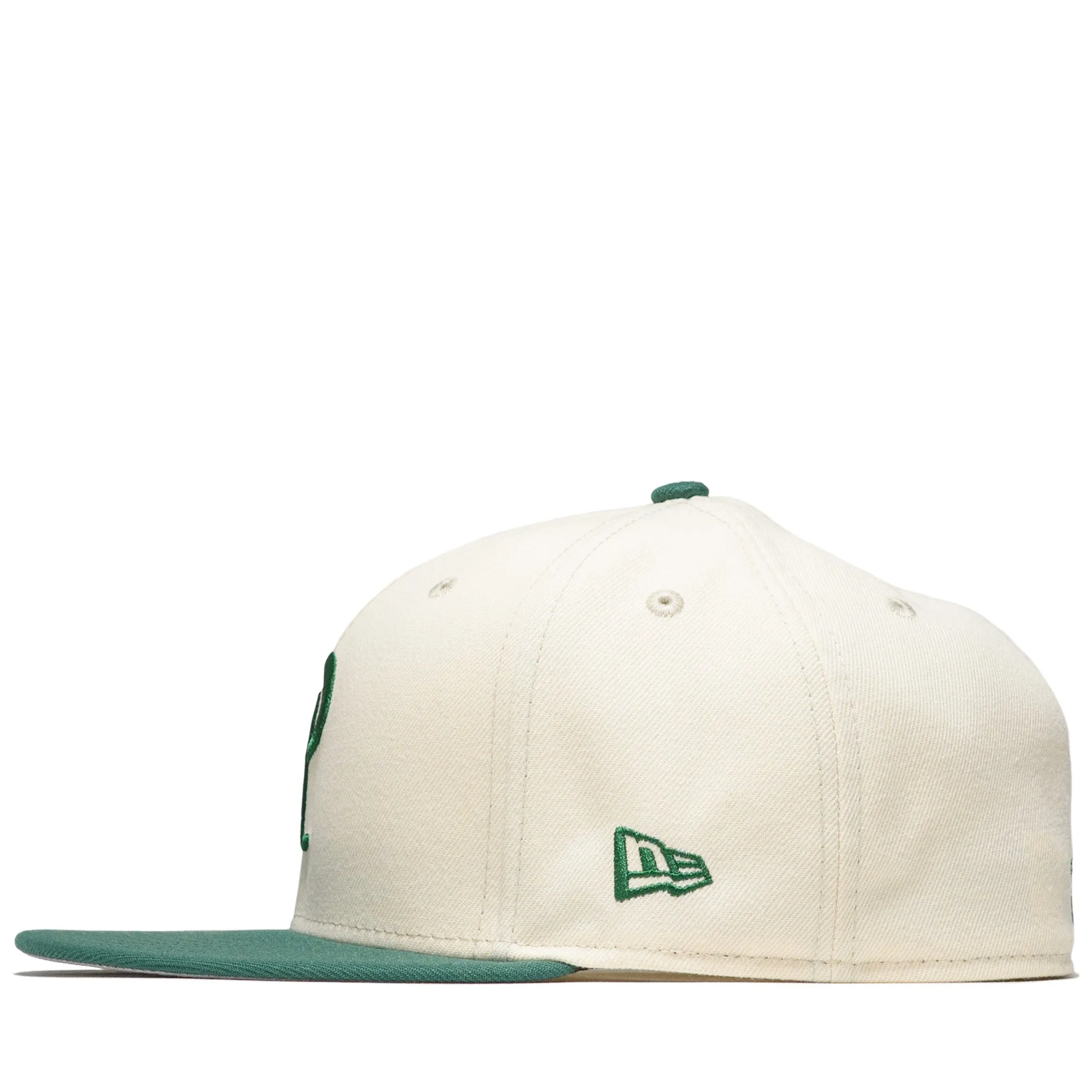 Politics x New Era City Series 59FIFTY Fitted Hat - Cream/Emerald Green