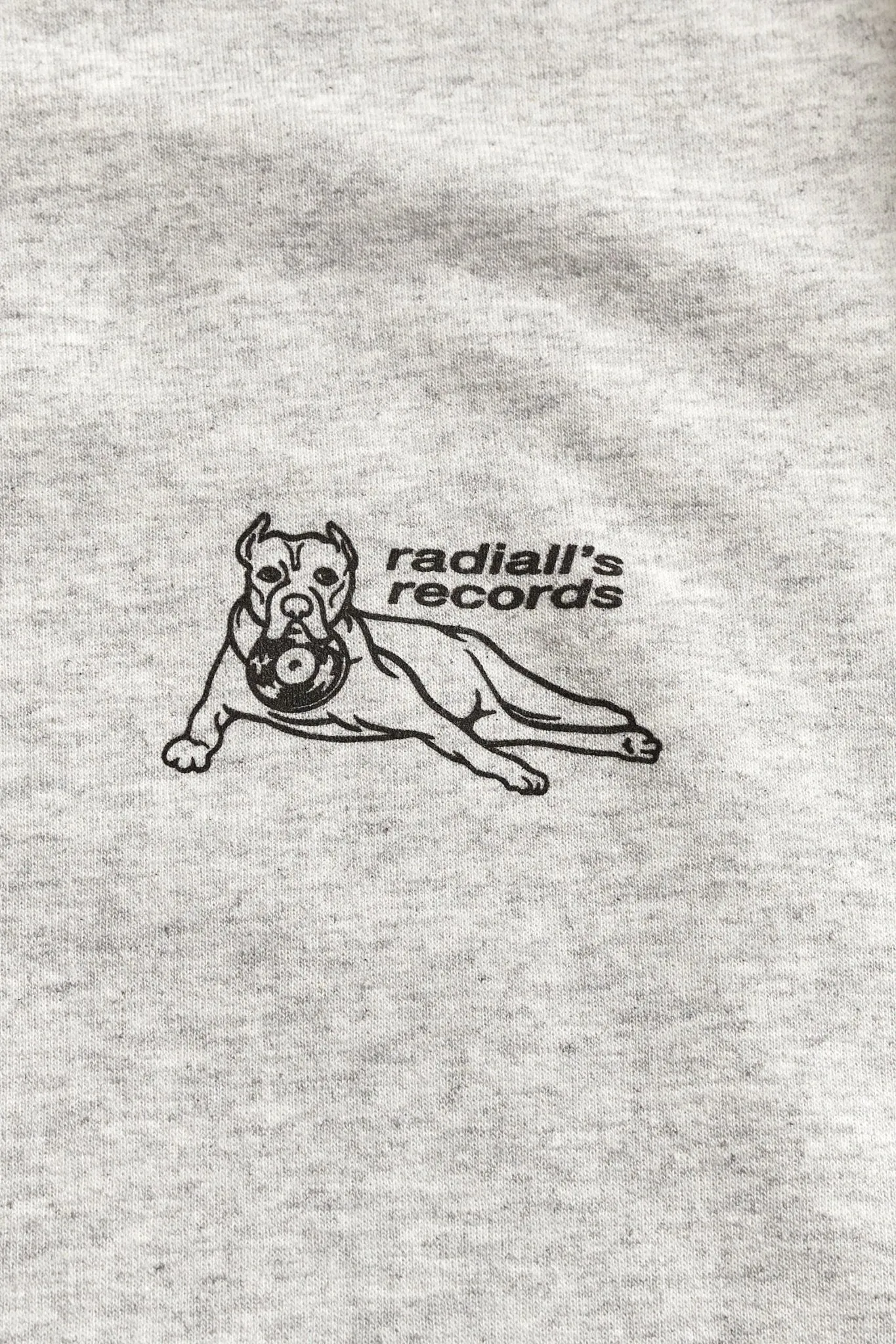 Radiall Watch Dog Crew Neck Sweatshirt - Ash Grey