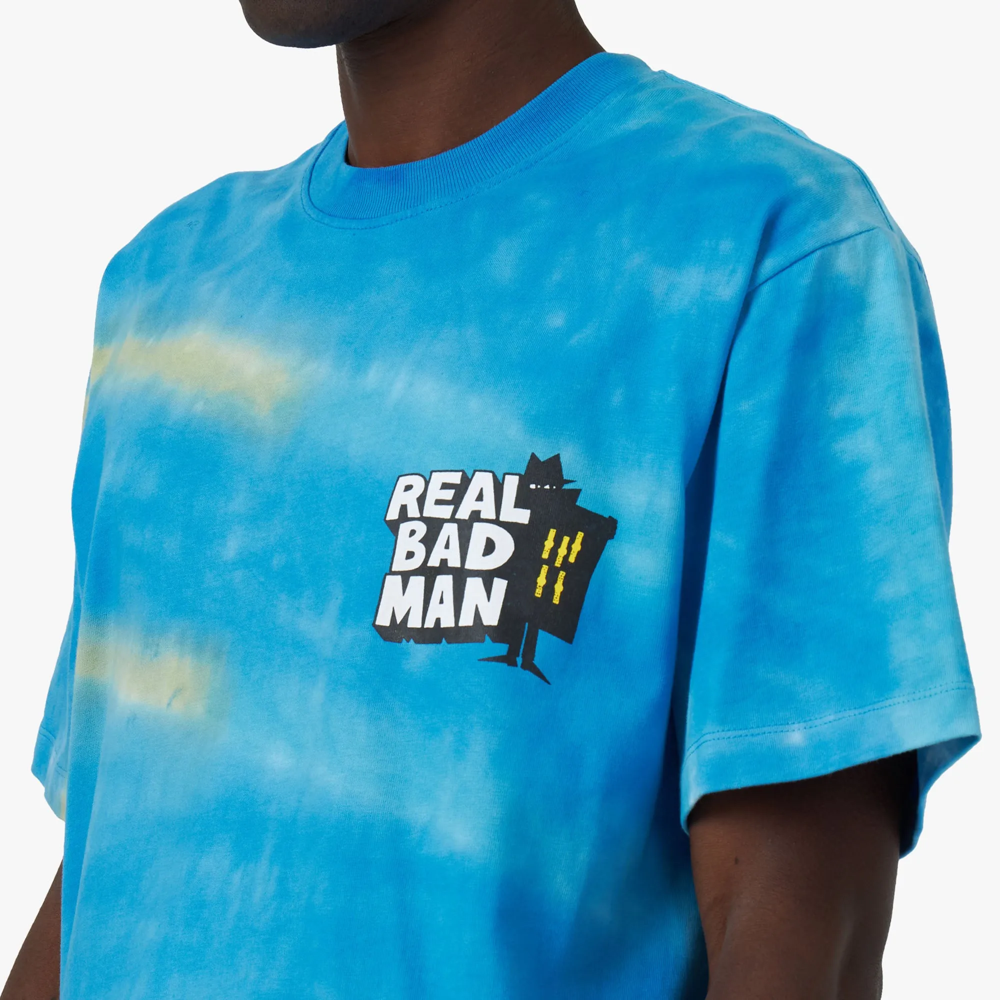 Real Bad Man x Gramicci Future Days T-shirt / Blue Tie Dye