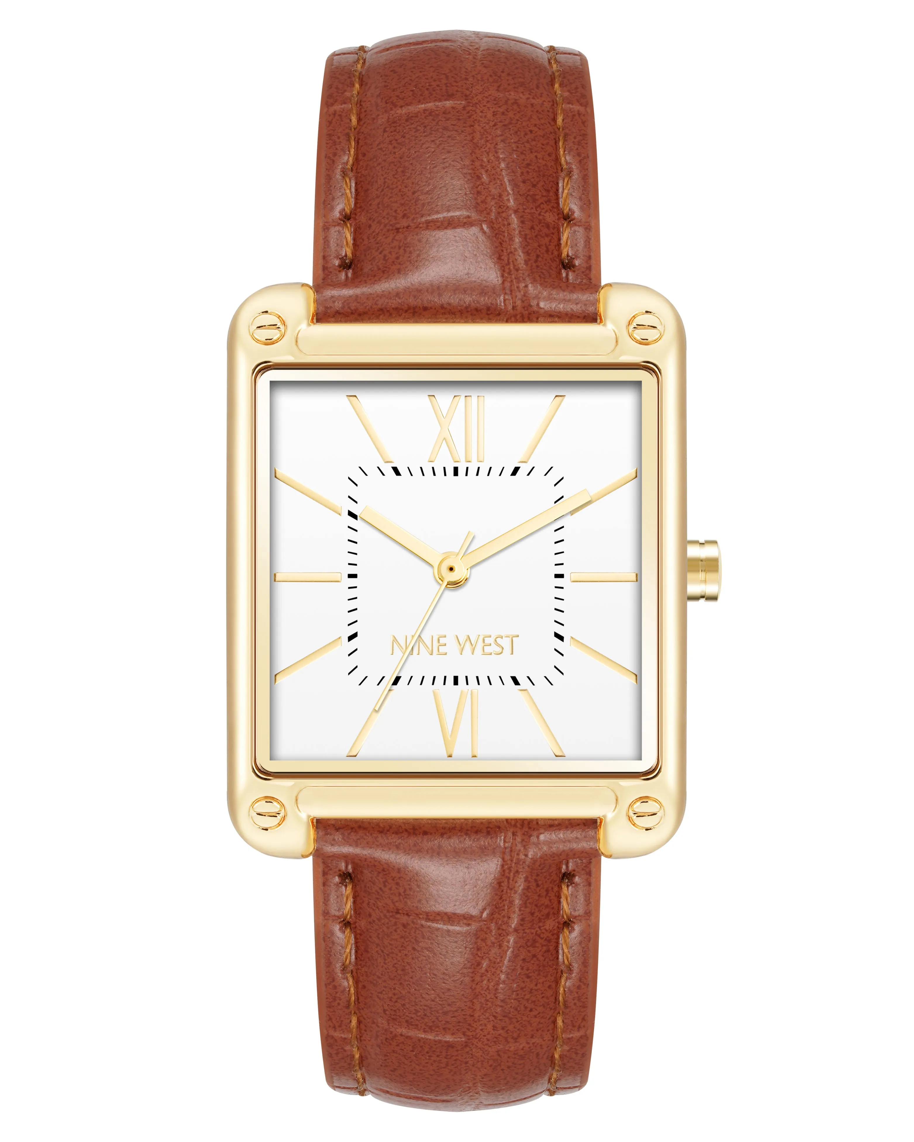 Rectangular Case Strap Watch