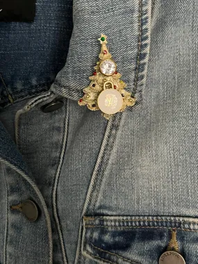 Repurposed Vintage Holiday Brooch 11