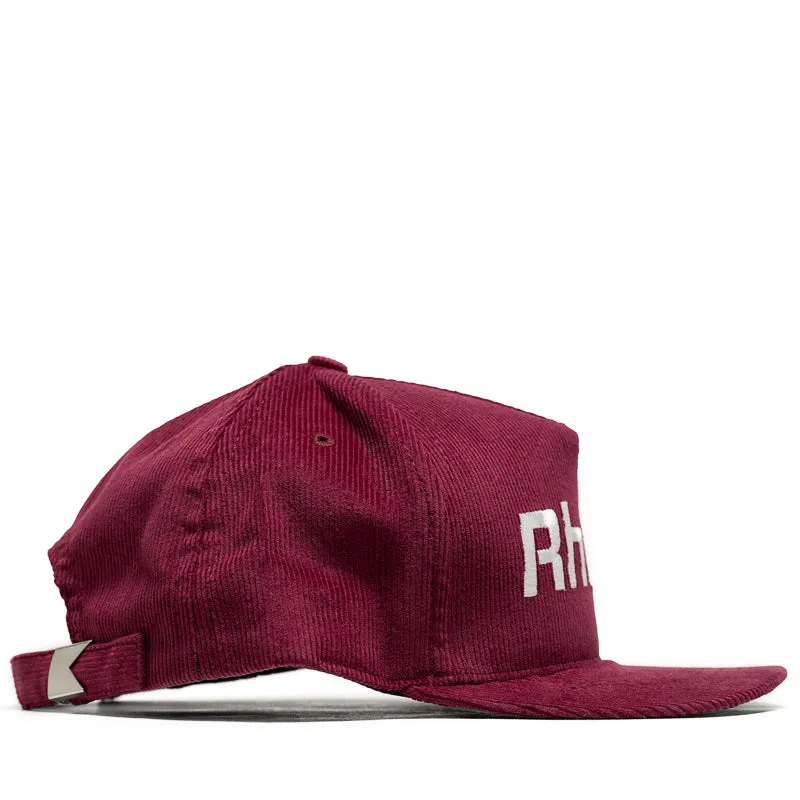 Rhude Cheval Corduroy Structure Hat - Maroon