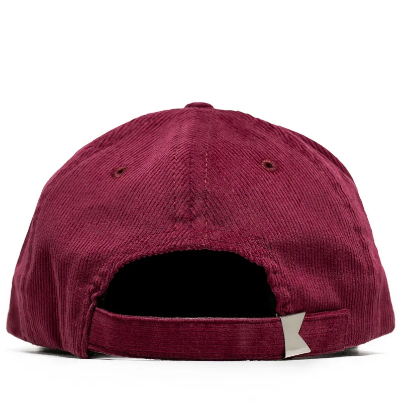 Rhude Cheval Corduroy Structure Hat - Maroon