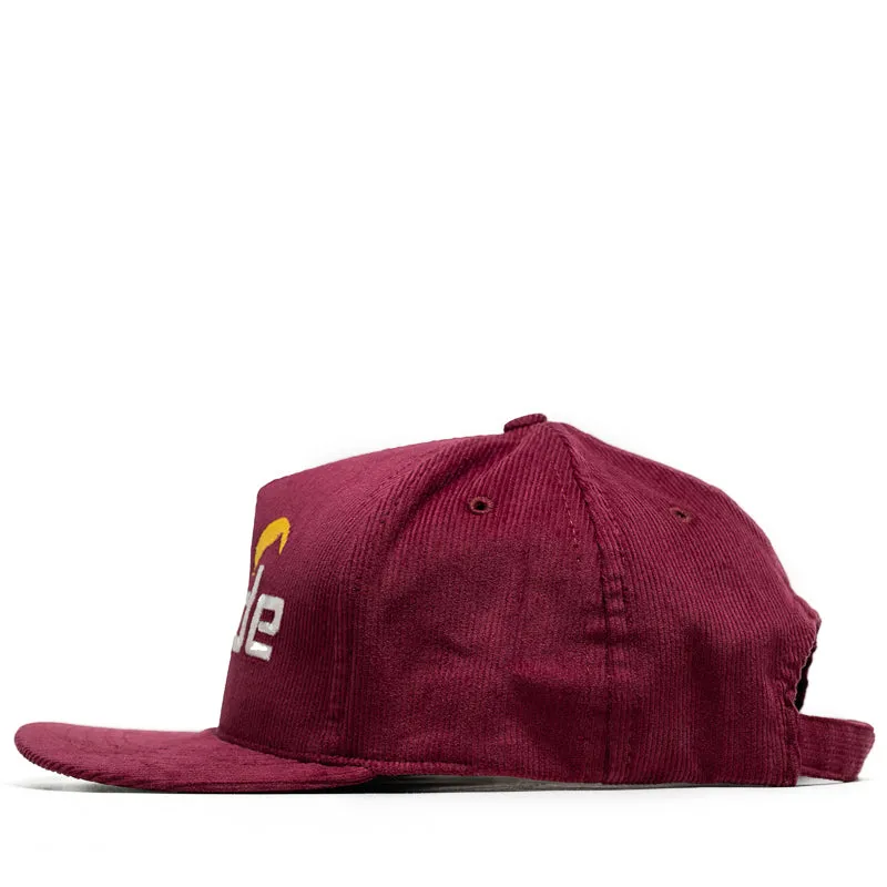 Rhude Cheval Corduroy Structure Hat - Maroon