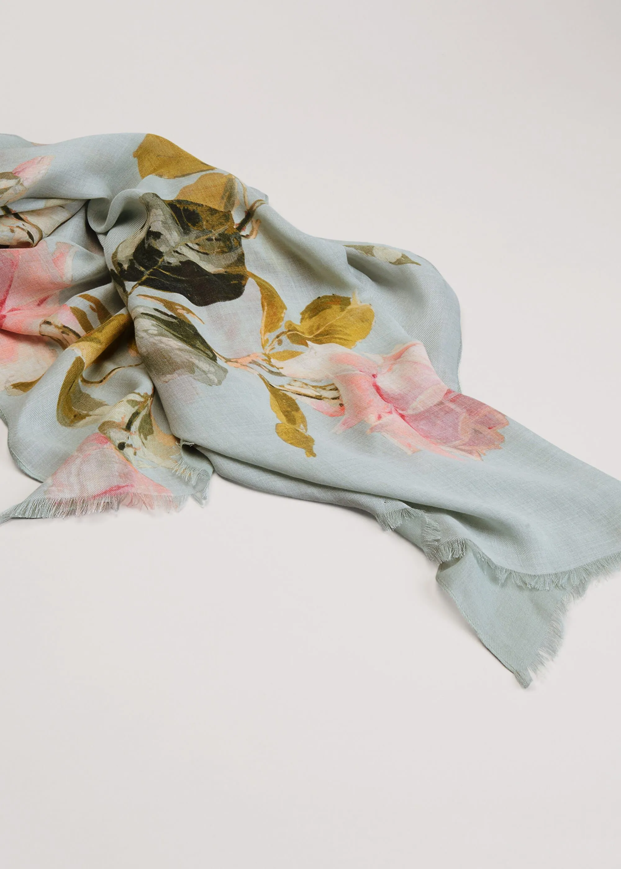 Rose Print Scarf