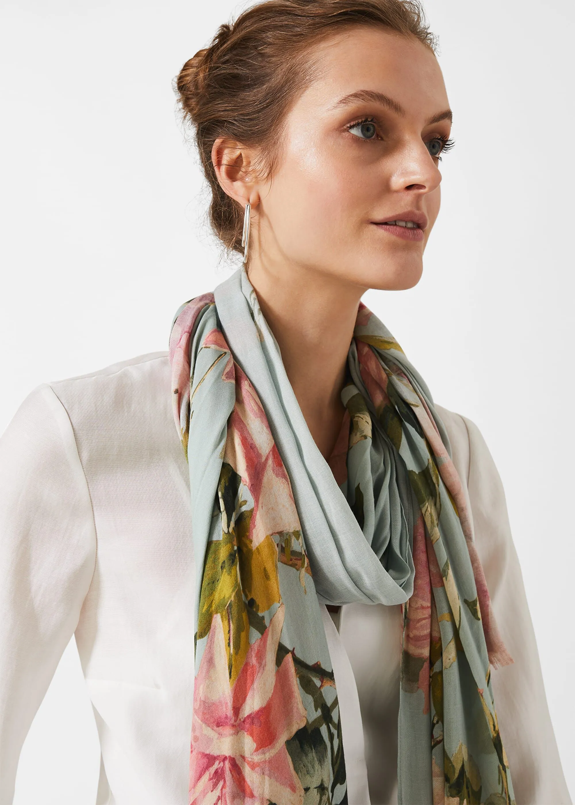 Rose Print Scarf