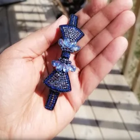 Sapphire Blue Hair Clip