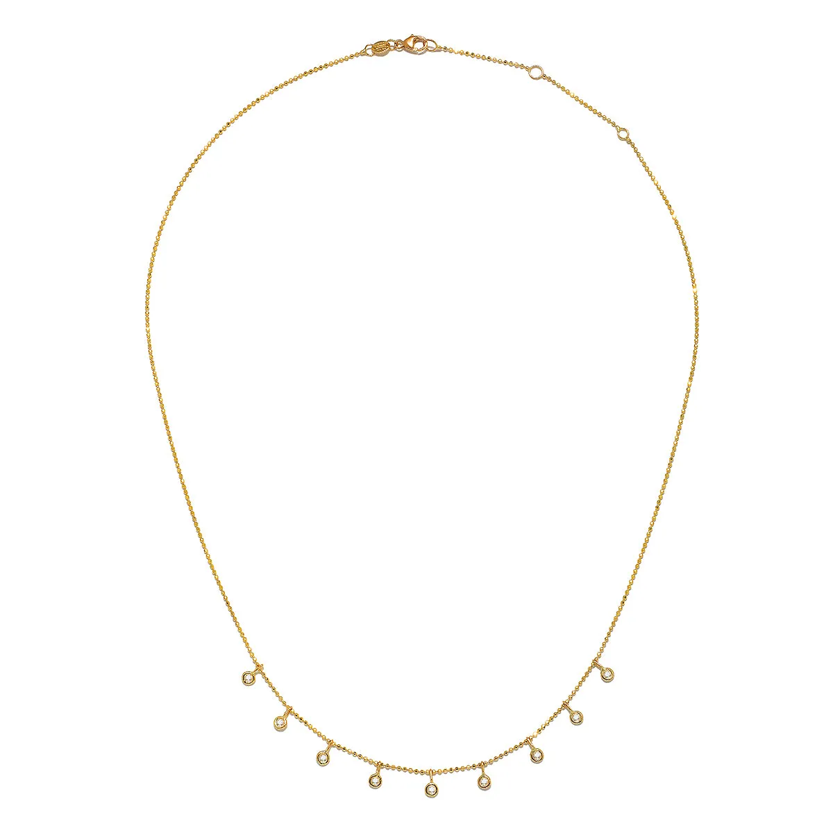 Scatter Joy 14kt Gold Diamond Necklace