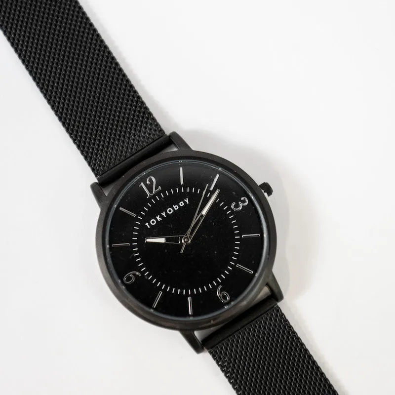 Simon Watch in Black