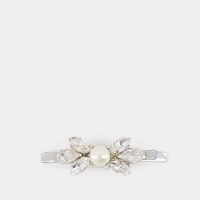 Simone Rocha  Mini Hair Clip in Crystal/Pearl