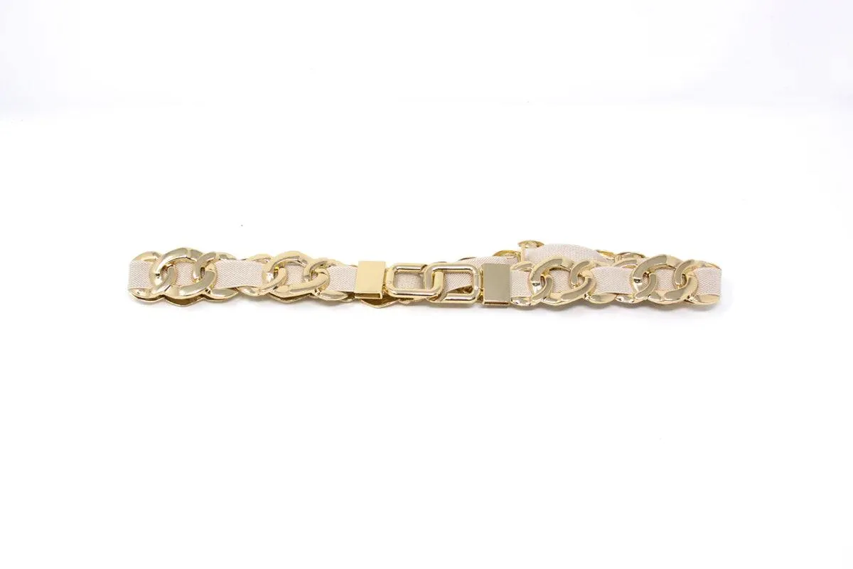 Skinny Chain Stretch Belt