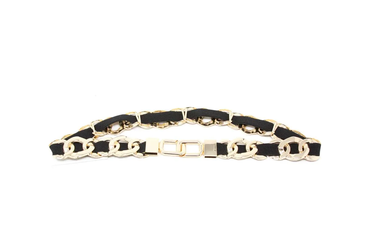 Skinny Chain Stretch Belt