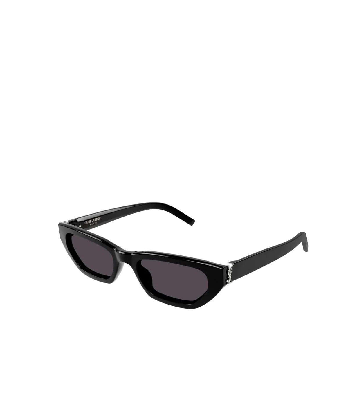 Slim Cat-eye Sunglasses in Black