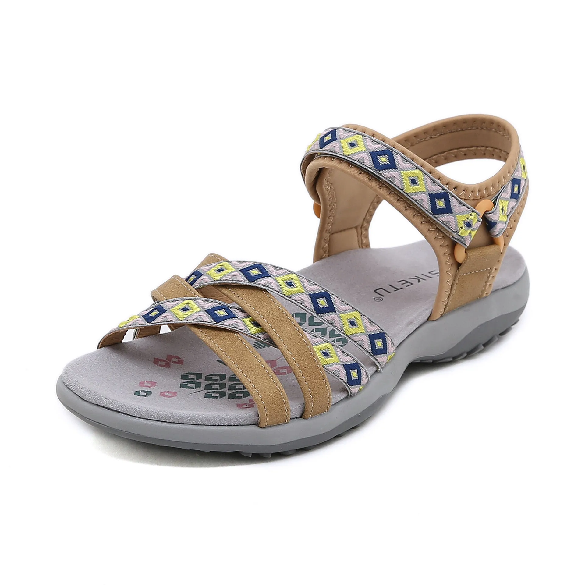 Sports Sandals Printed Velcro Plus Size Women's Shoes