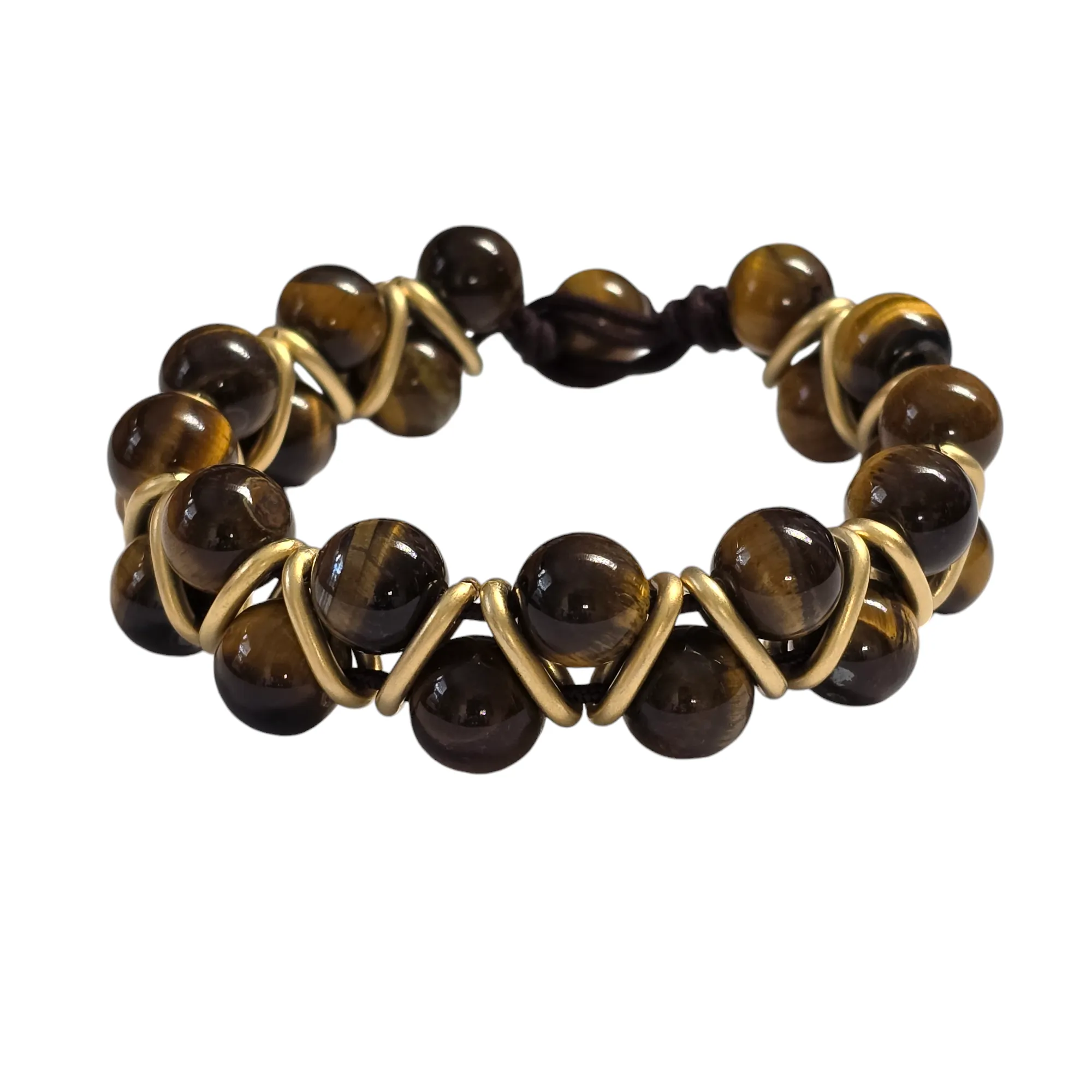 The Blake Helix Tigers Eye Bracelet