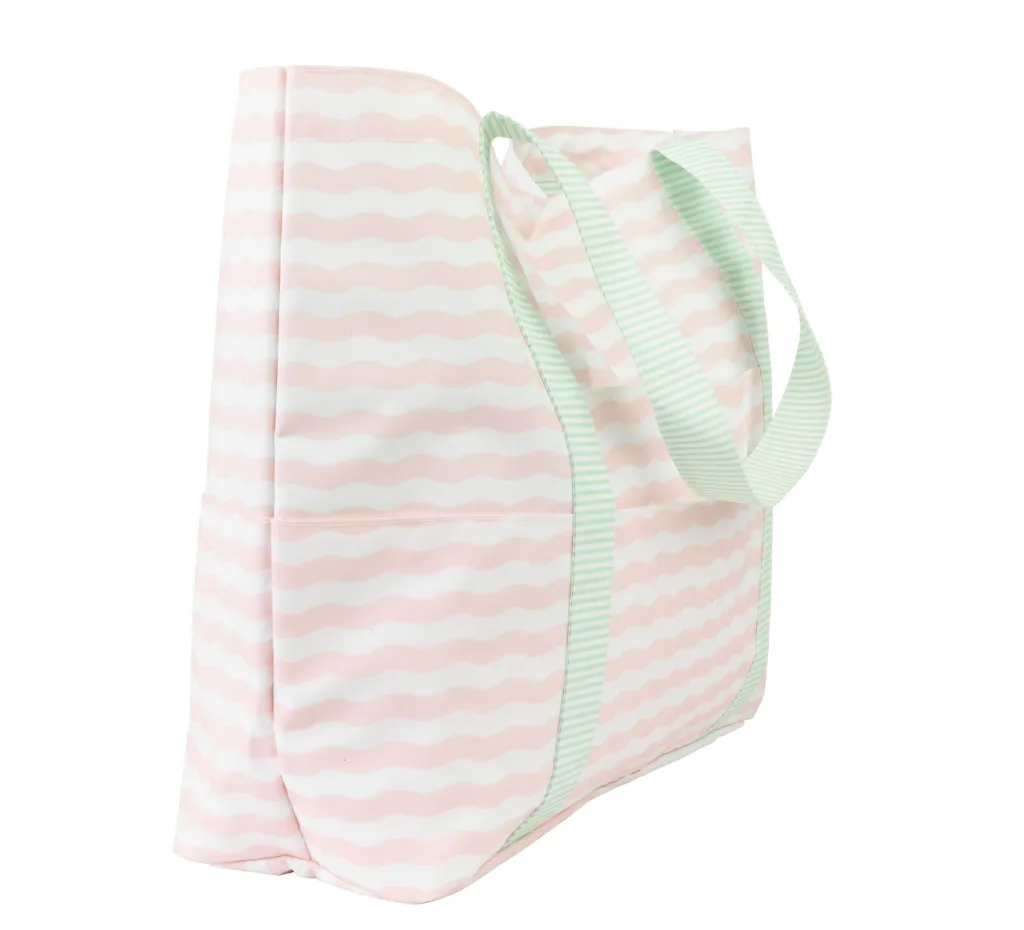 The Summer Bag- Pink and Green