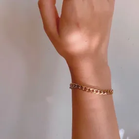 Thick Curb Chain Bracelet