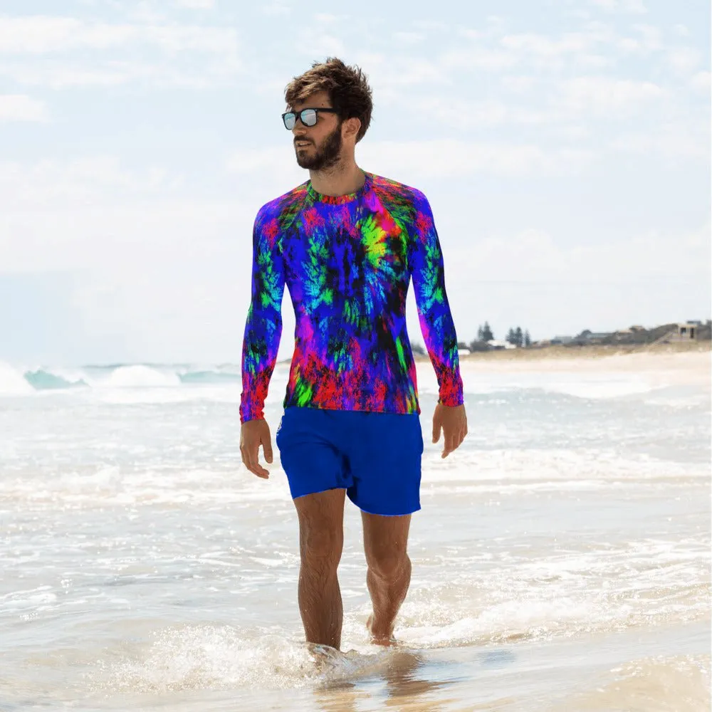 Tie Dye Eye Men's Rash Guard